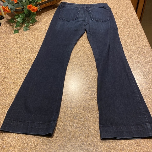 Banana Republic Flare Dark Denim Blue Jeans Limited Edition 28/6 - Picture 9 of 15